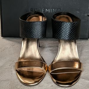 Rose Gold & Black Heels